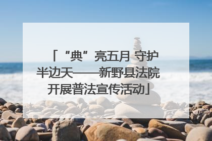 “典”亮五月 守护半边天——新野县法院开展普法宣传活动