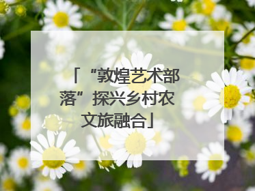 “敦煌艺术部落”探兴乡村农文旅融合