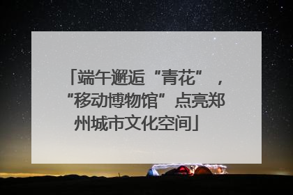 端午邂逅“青花”，“移动博物馆”点亮郑州城市文化空间