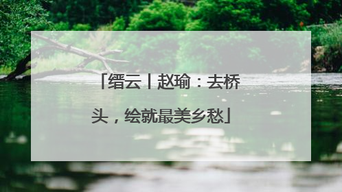 缙云丨赵瑜：去桥头，绘就最美乡愁