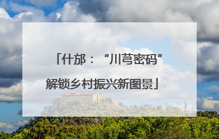什邡：“川芎密码”解锁乡村振兴新图景