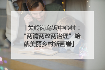 关岭岗乌镇中心村：“两清两改两治理”绘就美丽乡村新画卷