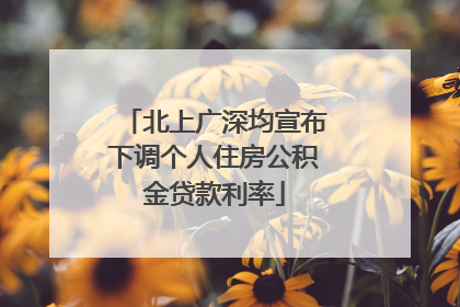 北上广深均宣布下调个人住房公积金贷款利率
