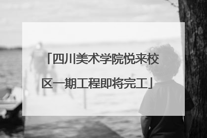四川美术学院悦来校区一期工程即将完工