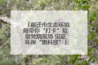 宿迁市生态环境局带你“打卡”垃圾焚烧现场 见证环保“黑科技”