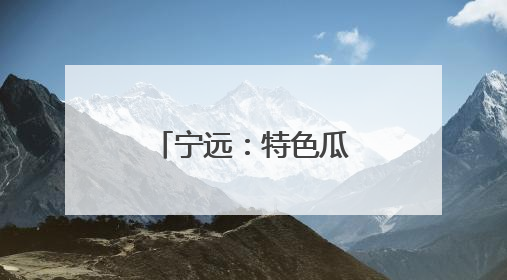 宁远：特色瓜果丰收绘就乡村振兴新图景