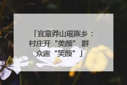 宜章莽山瑶族乡：村庄开“美颜” 群众露“笑颜”