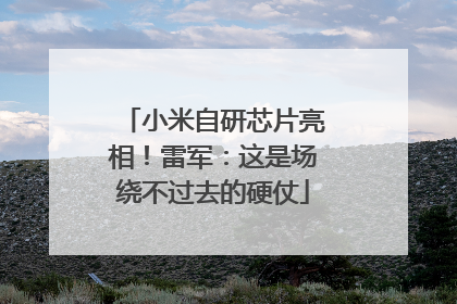 小米自研芯片亮相！雷军：这是场绕不过去的硬仗