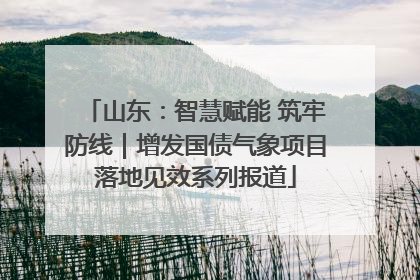 山东：智慧赋能 筑牢防线｜增发国债气象项目落地见效系列报道