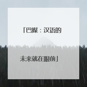 巴媒：汉语的未来就在眼前