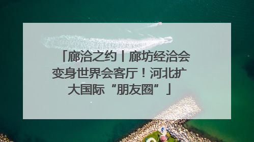 廊洽之约丨廊坊经洽会变身世界会客厅！河北扩大国际“朋友圈”