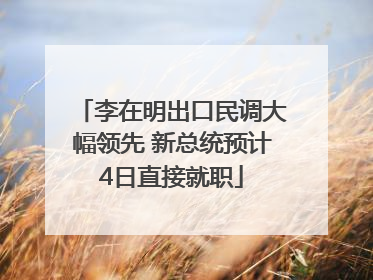 李在明出口民调大幅领先 新总统预计4日直接就职