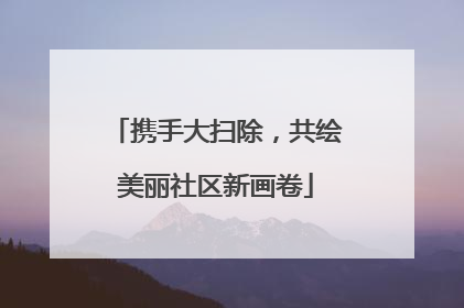 携手大扫除，共绘美丽社区新画卷