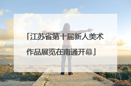 江苏省第十届新人美术作品展览在南通开幕
