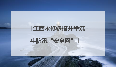 江西永修多措并举筑牢防汛“安全网”