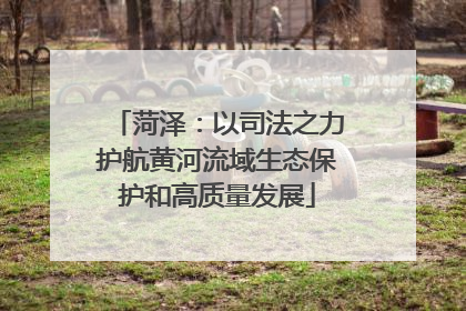 菏泽：以司法之力护航黄河流域生态保护和高质量发展