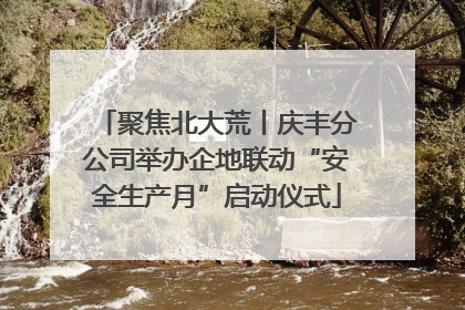 聚焦北大荒丨庆丰分公司举办企地联动“安全生产月”启动仪式