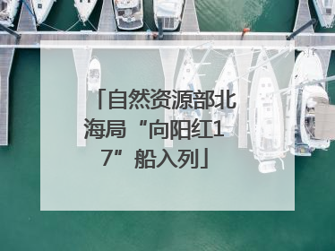 自然资源部北海局“向阳红17”船入列