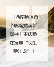 西南地区首个鸭嘴龙类新属种！重庆黔江发现“长生黔江龙”