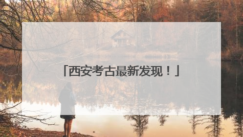 西安考古最新发现！