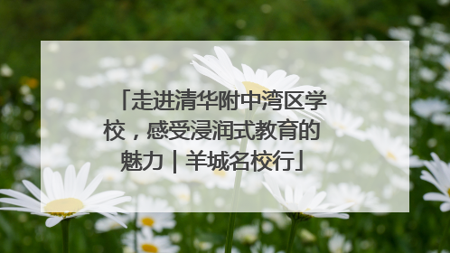 走进清华附中湾区学校，感受浸润式教育的魅力｜羊城名校行