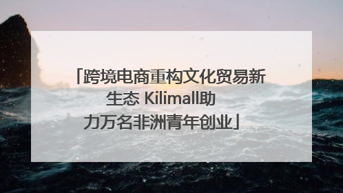 跨境电商重构文化贸易新生态 Kilimall助力万名非洲青年创业
