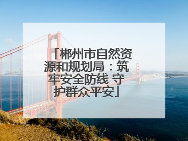 郴州市自然资源和规划局：筑牢安全防线 守护群众平安