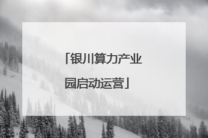 银川算力产业园启动运营
