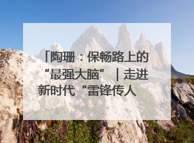 陶珊：保畅路上的“最强大脑”｜走进新时代“雷锋传人 长沙榜样”