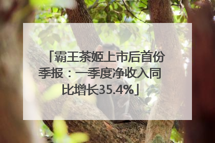 霸王茶姬上市后首份季报：一季度净收入同比增长35.4%