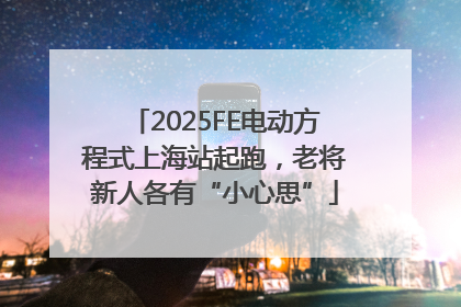 2025FE电动方程式上海站起跑，老将新人各有“小心思”