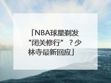 NBA球星剃发“闭关修行”？少林寺最新回应